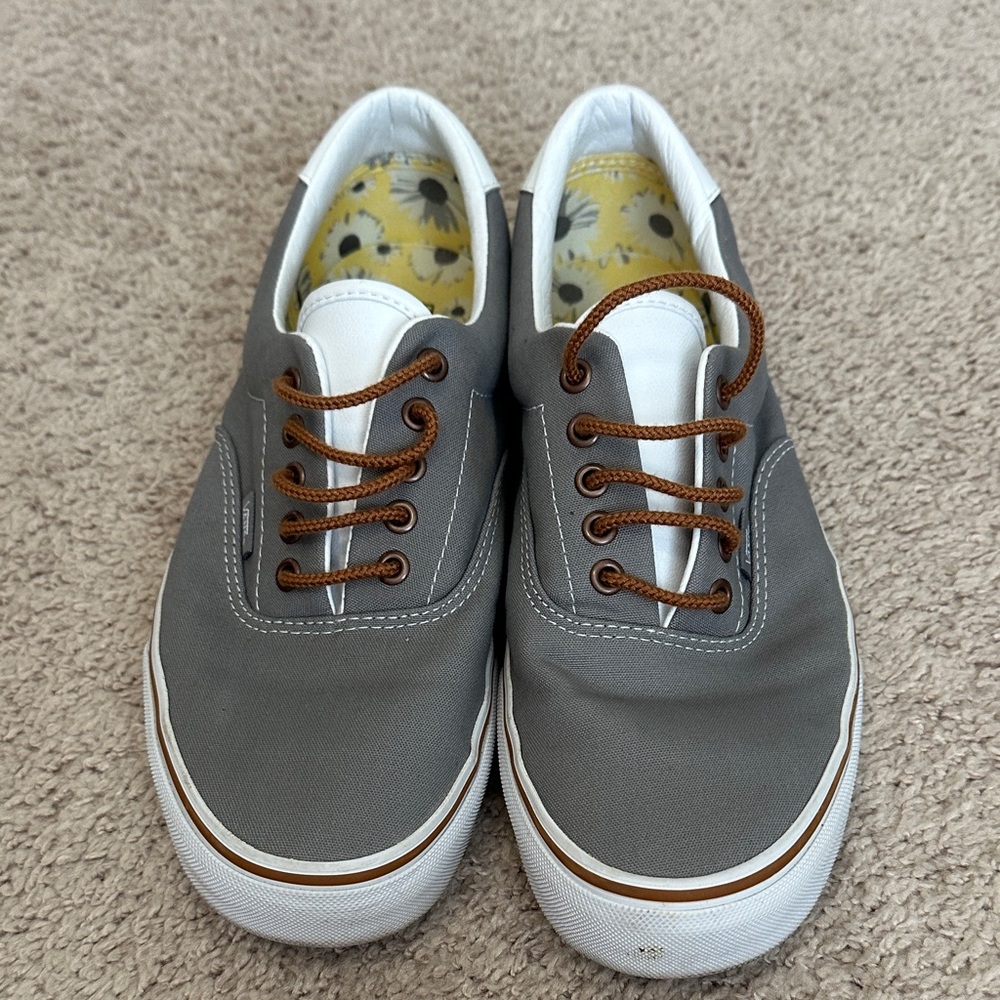 Vans Gray and White Men's Sneakers